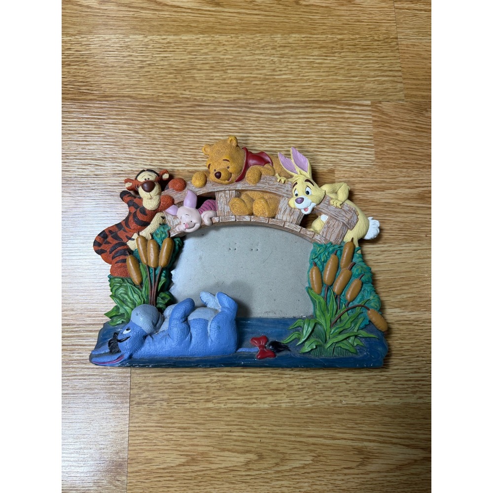 Winnie the Pooh Disney Picture Frame 90s Nursery Cottagecore Pooh Tigger Eeyore